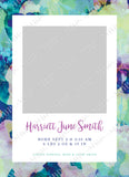 Boho Girl Announcement Template