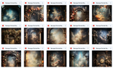 Ultimate Baroque Portrait Background Bundle - Meg Bitton Productions