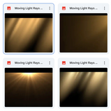 Magical Moving Light Rays Overlays