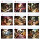 Ultimate Garden Path Background Bundle