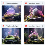 Fairy Stone Background Bundle