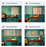 School Desk Background Bundle