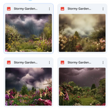 Stormy Garden Background Bundle