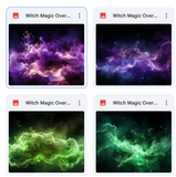 Magical Witch Magic Overlays