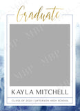 Modern Grad Announcement Template #1