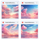 Pastel Reflection Background Bundle