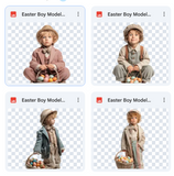 Magical Easter Boy Model Overlays