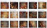 Ultimate Autumn Floral Background Bundle - Meg Bitton Productions