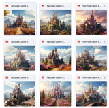 Ultimate Fairytale Castle Background Bundle