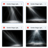 Magical Center Stage Light Overlays