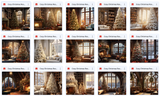 Ultimate Cozy Christmas Room Background Bundle - Meg Bitton Productions