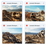 Jurassic Boneyard Background Bundle