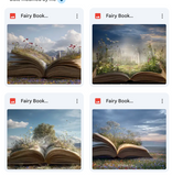 Fairy Book Background Bundle