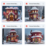 Cocoa House Background Bundle