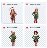 Magical Girl Elf Model Overlays