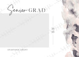 Sophisticated Senior Grad Template #2