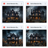 Eerie Mansion Background Bundle