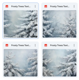 Magical Frosty Trees Textures