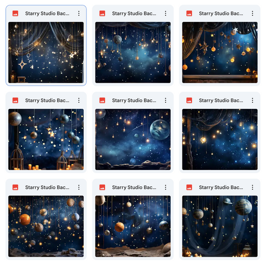 Ultimate Starry Studio Background Bundle