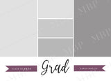 Modern Grad Senior Announcement Template