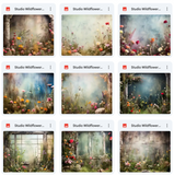 Ultimate Studio Wildflowers Background Bundle