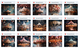 Ultimate Carousel Portrait Background Bundle