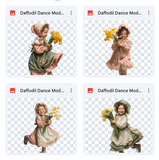 Magical Daffodil Dance Model Overlays