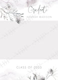 Floral Senior Announcement Template #2