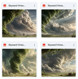Skyward Vines Background Bundle