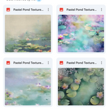 Magical Pastel Pond Textures
