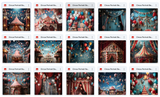 Ultimate Circus Portrait Background Bundle