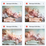 Baroque Sofa Background Bundle