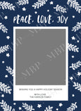 Peace and Joy Holiday Card Template #2