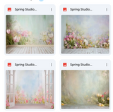 Spring Studio Background Bundle
