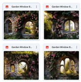 Garden Window Background Bundle