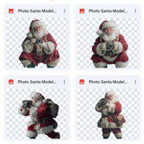 Magical Photo Santa Model Overlays