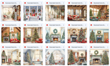 Illustrated Home For Christmas Asset Pack - Meg Bitton Productions