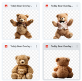 Teddy Bear Picnic Background & Overlay Asset Pack