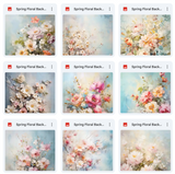 Spring Fine Art Background & Subject Asset Pack