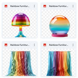 Rainbow Room Background & Overlay Asset Pack