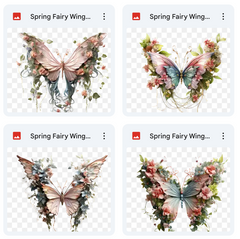 Spring Fairy Background & Overlay Asset Pack