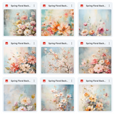 Spring Fine Art Background & Subject Asset Pack