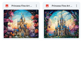 Princess Fine Art Background & Portrait Asset Pack