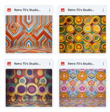 Retro 70's Studio Background Bundle