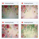 Magical Fluttering Florals Textures