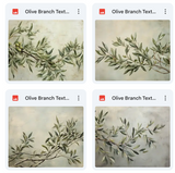 Magical Olive Branch Textures