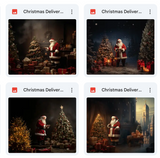 Christmas Delivery Background Bundle