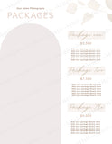 Wedding Pricing Guide Template #1