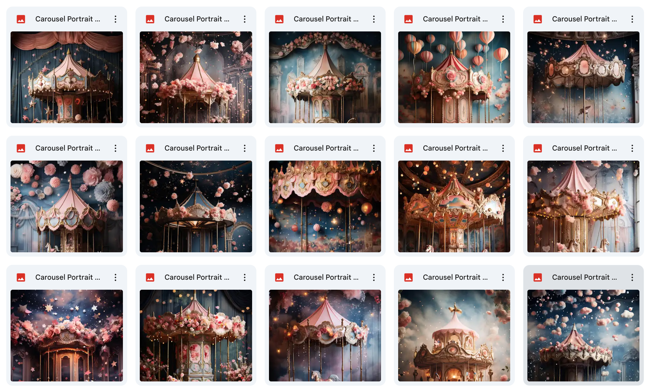 Ultimate Carousel Portrait Background Bundle – Meg Bitton Productions