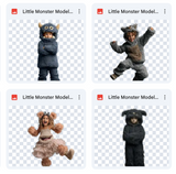 Magical Little Monster Model Overlays